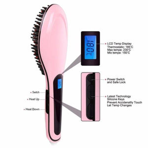 The Electronic Hair Straightening Brush