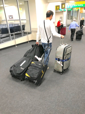 The RetraStrap Hands Free Carry-on luggage  Strap