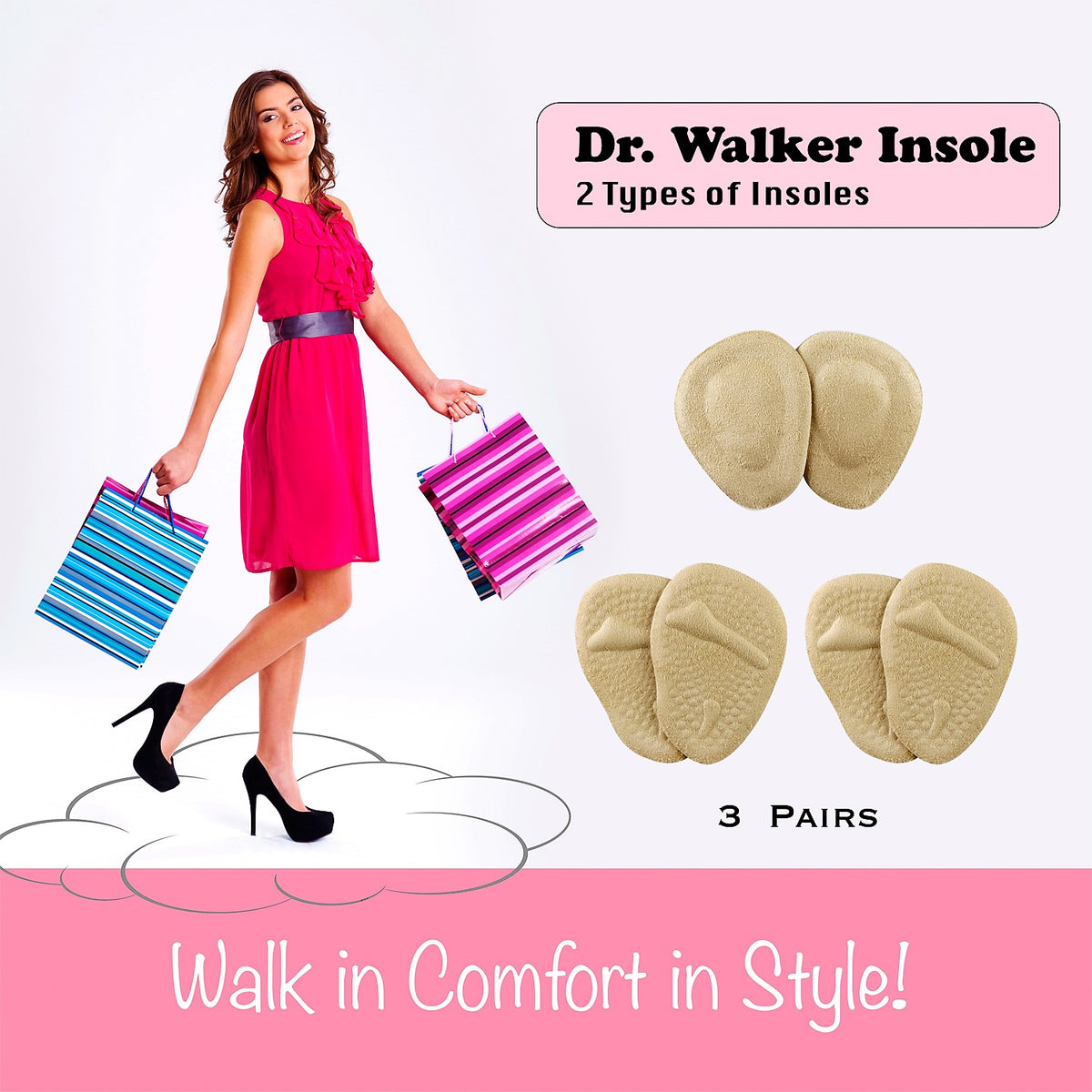 high heel  foot pads