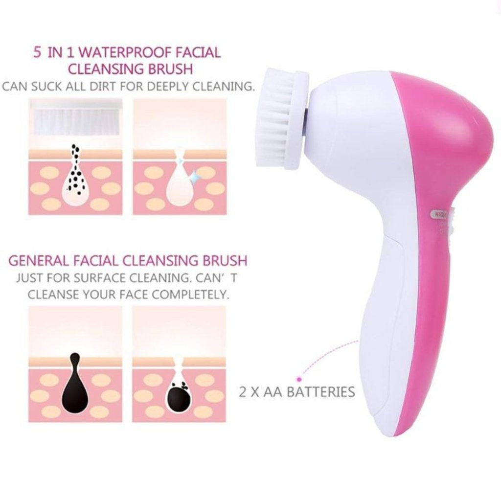 The Face Massage Cleansing Brush Set